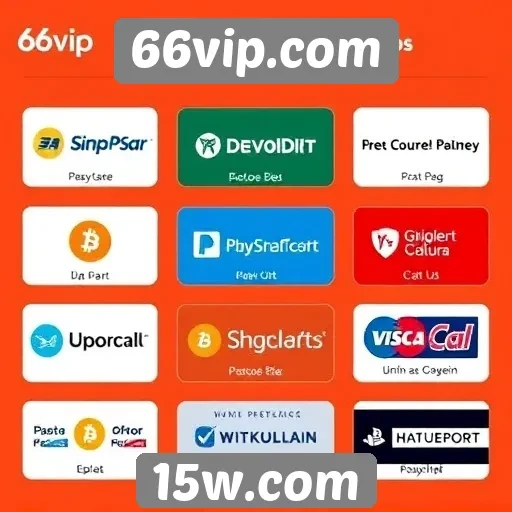 Métodos de pagamento aceitos no 66vip